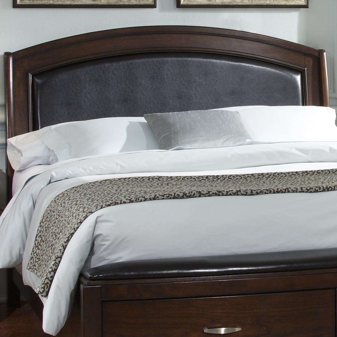 Liberty Furniture Avalon Queen Platform Leather Headboard Pedigo